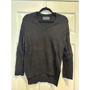 Calvin Klein Jeans women's knit loose pullover sweater V neck size XS